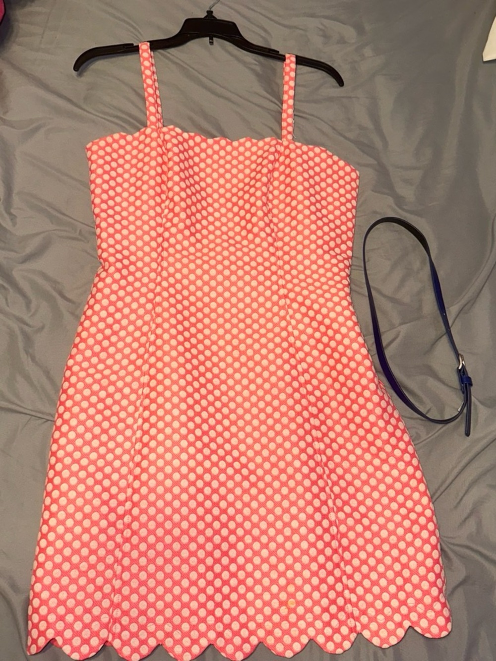 I Heart Ronson Pink Polka Dot Mini Dress